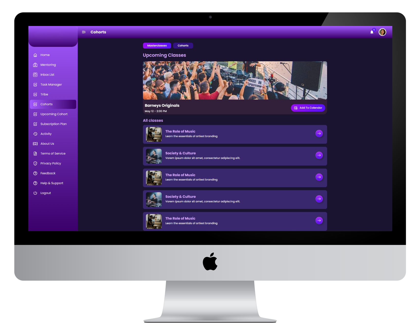 AI-Powered Musician Growth & Community Web Platform