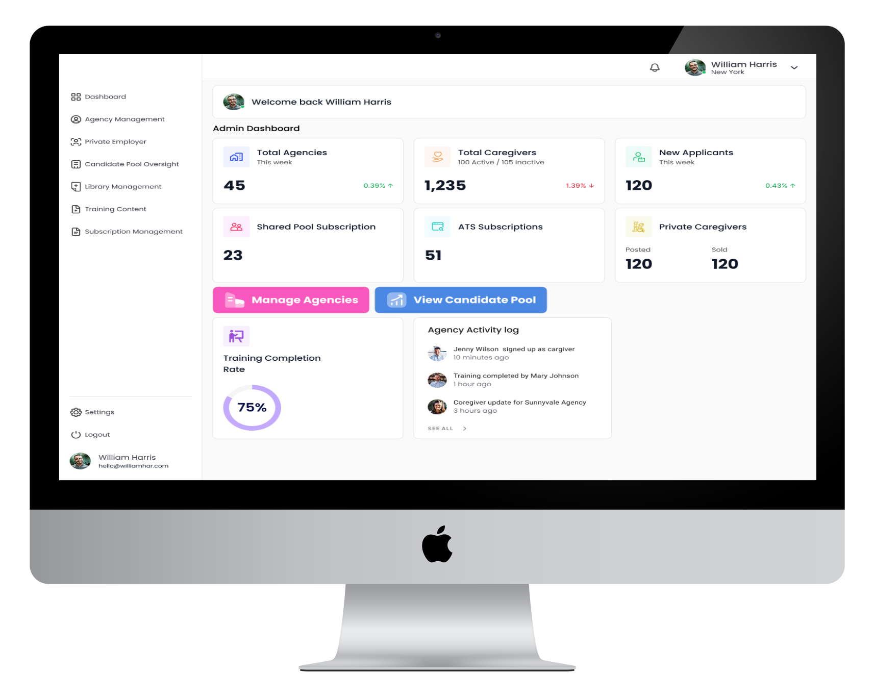 Comprehensive Caregivers Recruitment Platform