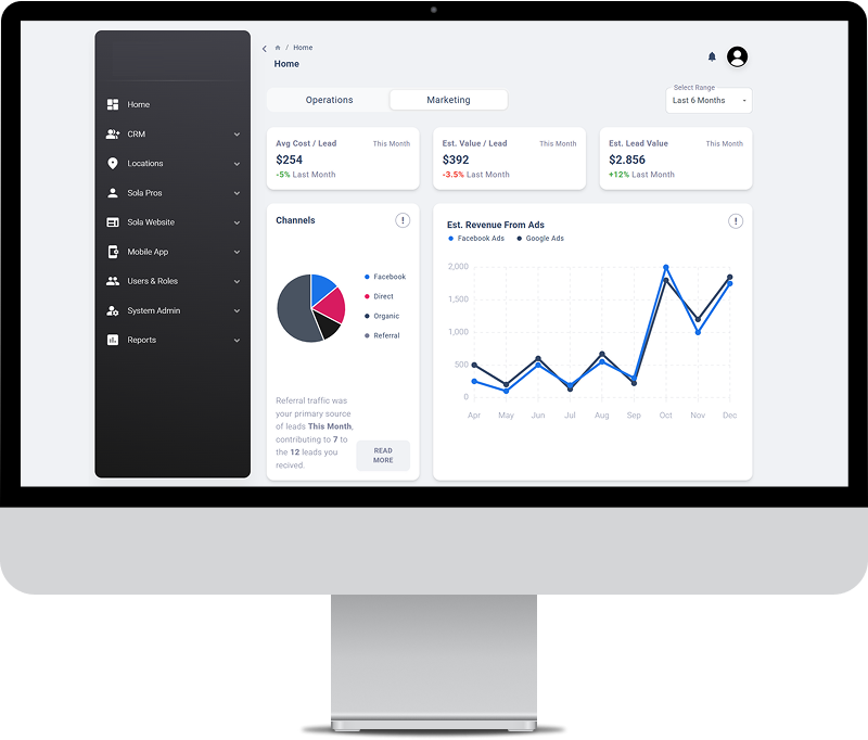 Custom CRM Software & Lead Management Application