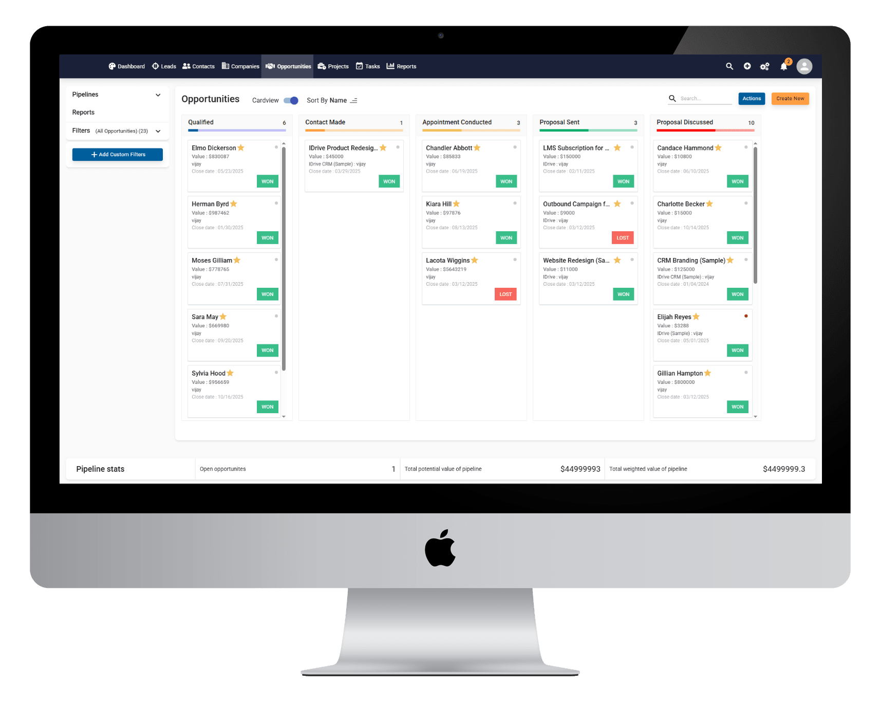CRM Software for Lead and Project Management