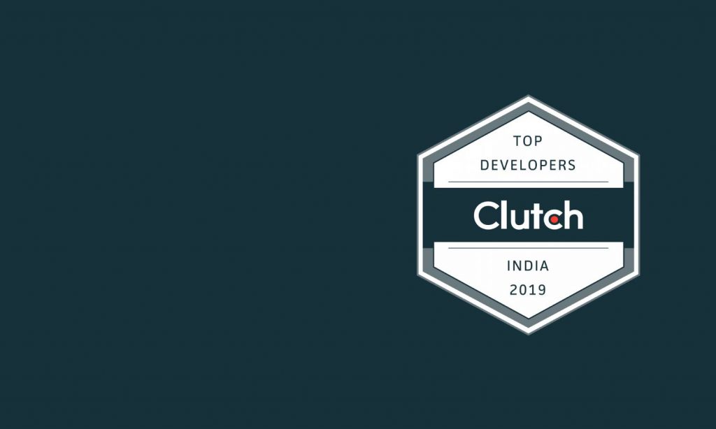 Clutch Top Developers Award 2019 in India