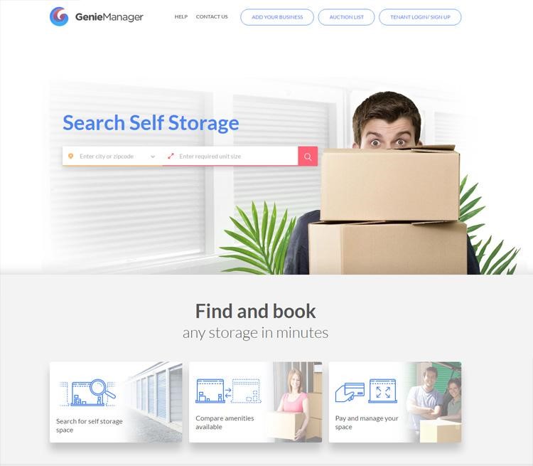 Storage space CRM & marketplace